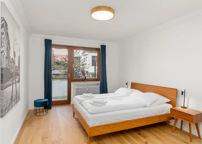 アパート Mel&bens Modern Oak-apartments Fuer Bis Zu 12 Personen ブレーメン