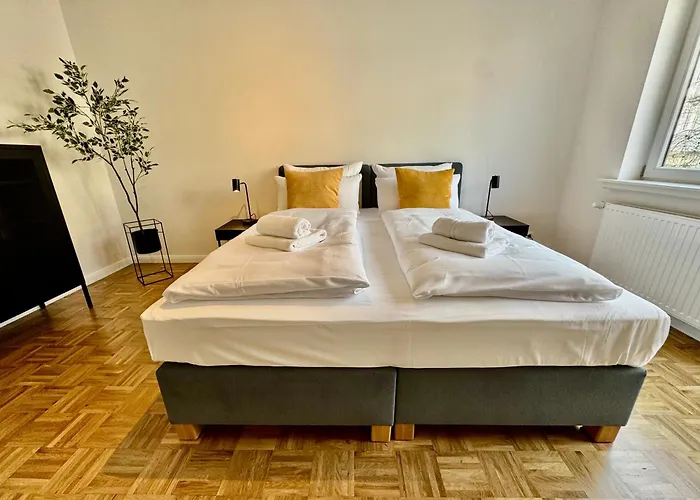 Mel&bens Modern Oak-apartments Fuer Bis Zu 12 Personen *